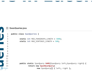 Implementing a Custom Search Syntax using Solr, Lucene, and Parboiled