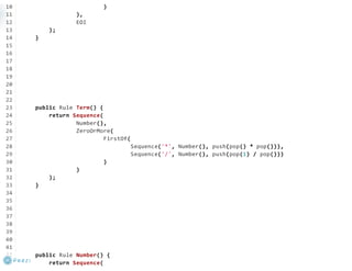Implementing a Custom Search Syntax using Solr, Lucene, and Parboiled