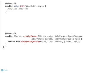 Implementing a Custom Search Syntax using Solr, Lucene, and Parboiled