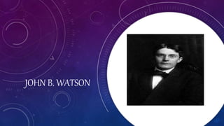 JOHN B. WATSON
 