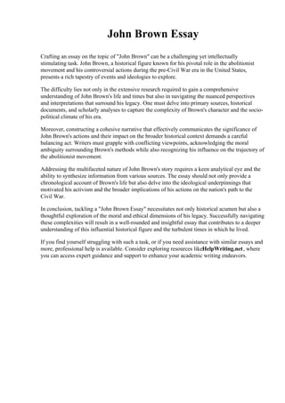 John Brown Essay.pdf