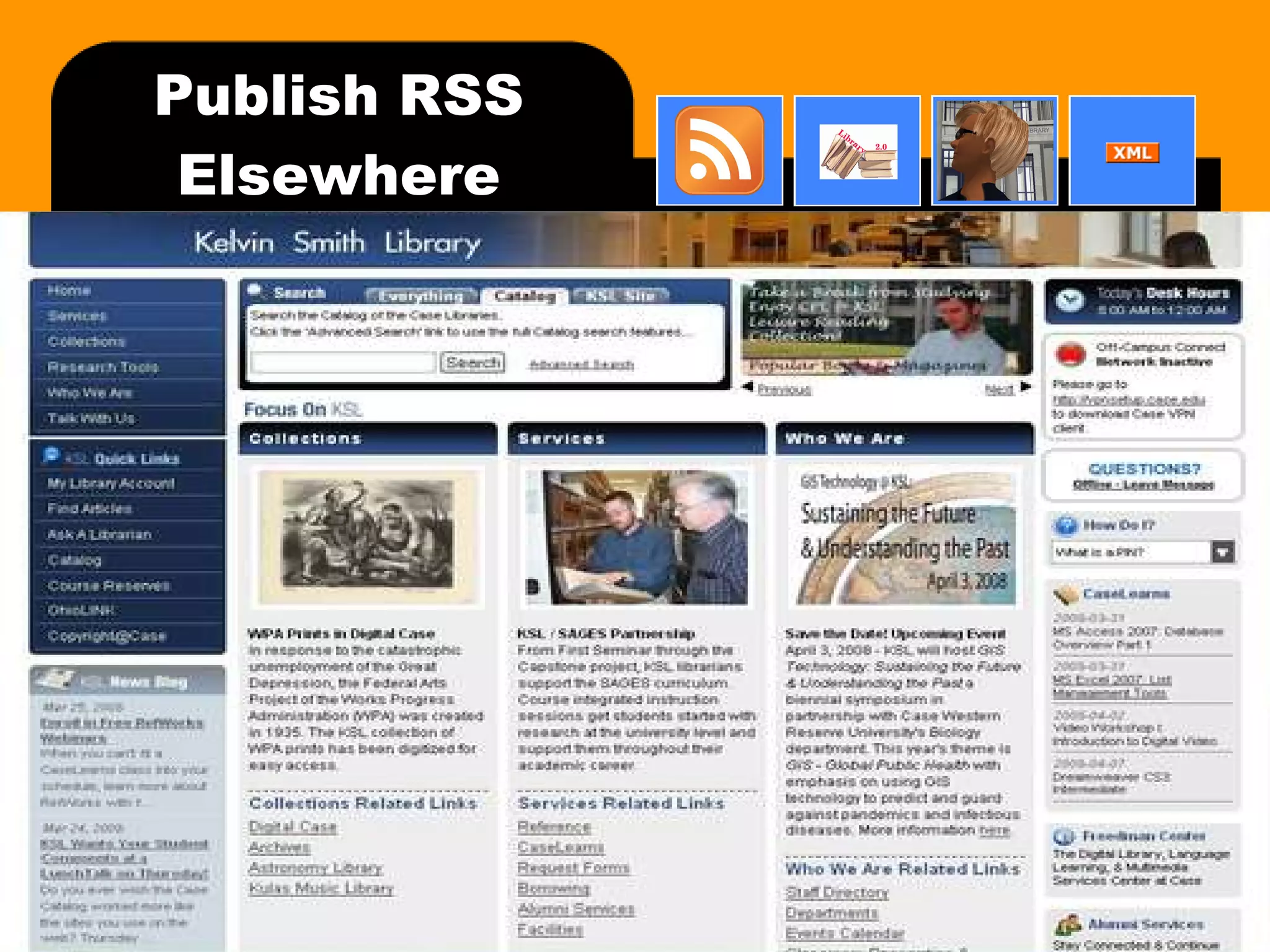 Publish RSS Elsewhere 