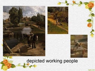 depicted working people