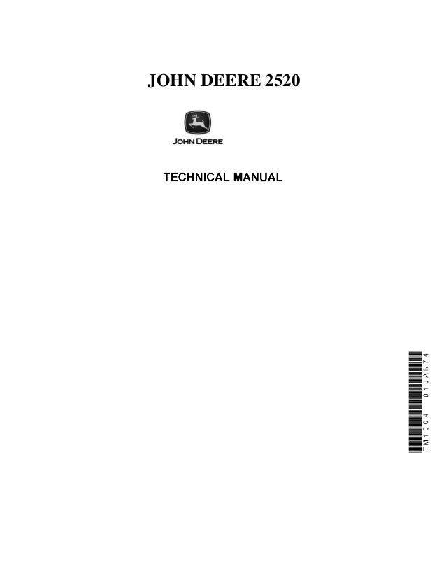 JOHN DEERE 2520
 