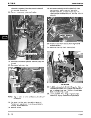 John deere 260 skid steer loader service repair manual | PDF