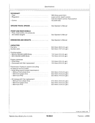 John deere 2755 tractor service repair manual | PDF