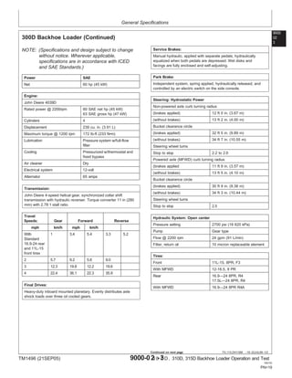 Backhoe Engine Rpm Torque Profile John Deere 300D Backhoe Loader Operation Test Manual.pdf