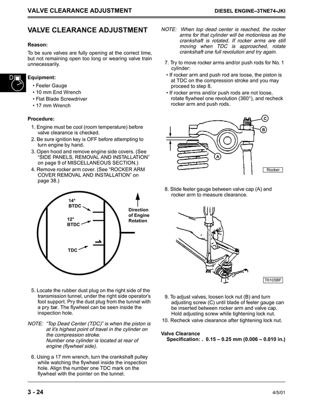 John Deere 4100 Compact Utility Tractors Operator's Manual  North American Version