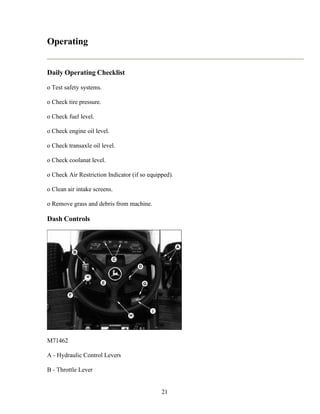 Manuale Officina John Deere 425 445 455 Trattori Prato - TM1517 Su USB PDF - Foto 1