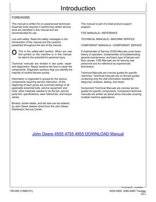 John Deere 4760, 4960 Tractors Service Repair Manual.pdf