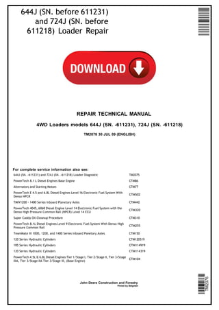 John Deere 644J Service Repair Manual (SN. from 611232).pdf