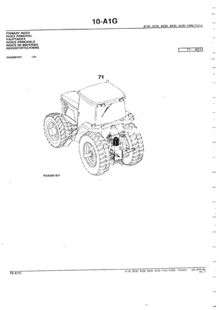 John deere 8130, 8230, 8330, 8430 , 8530 tractors parts catalog