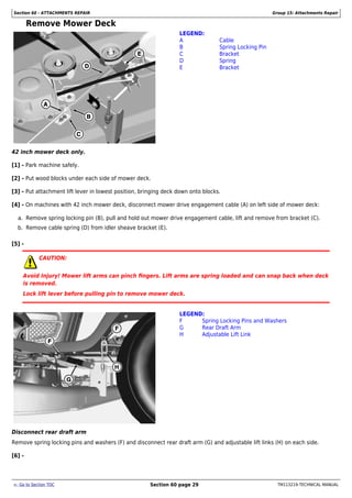 Comprehensive John Deere Lawn Tractors D100-D170 Diagnostic and Repair Manual | PDF