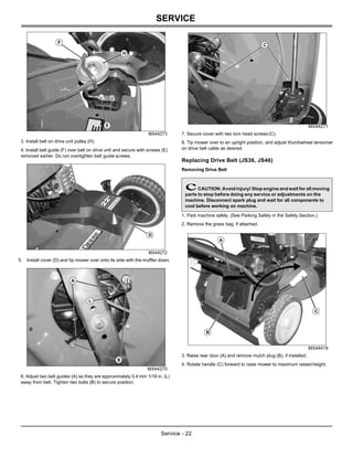 John deere 2024 js46 parts