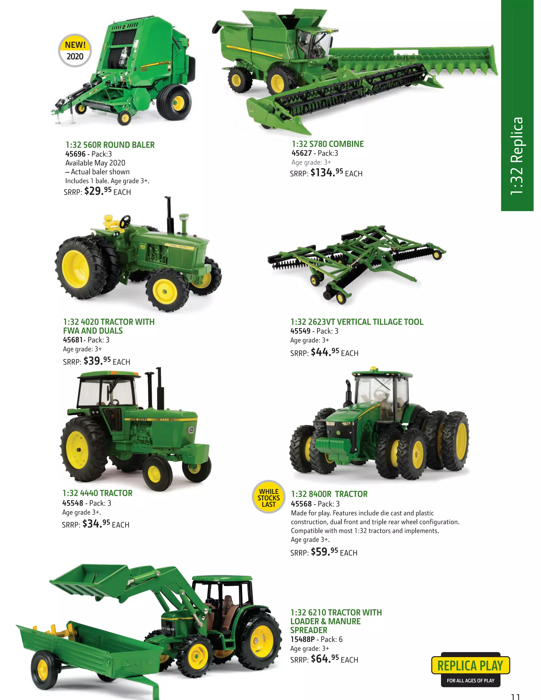 John Deere Annual Toy Catalogue 2020 PDF