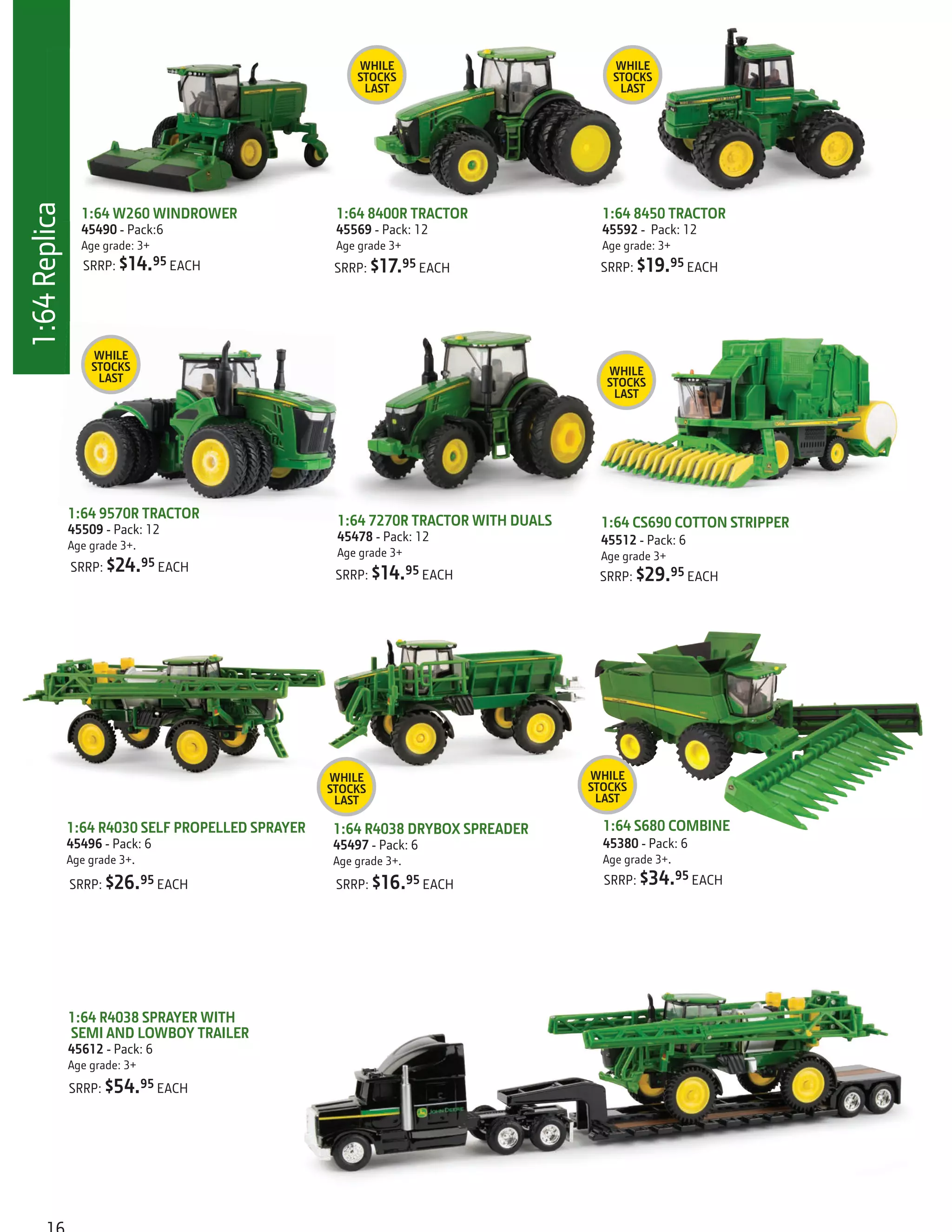 John Deere Annual Toy Catalogue 2020 PDF