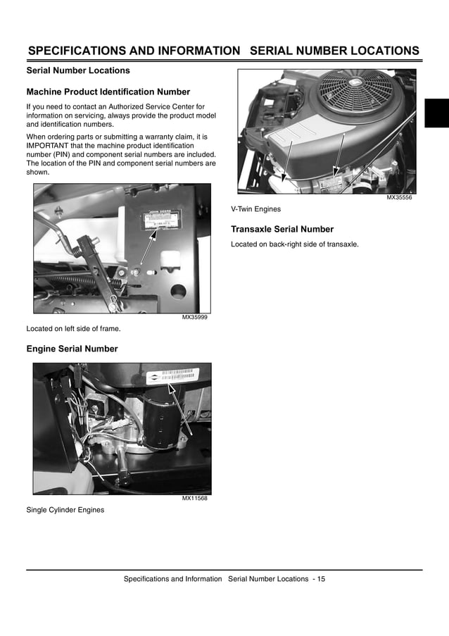 John deere x140 tractor service repair manual (tm2373)
