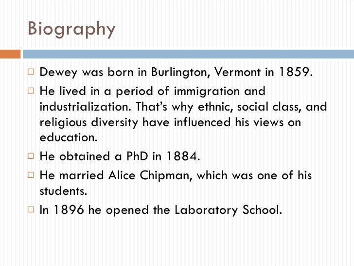 an introduction to dewey s