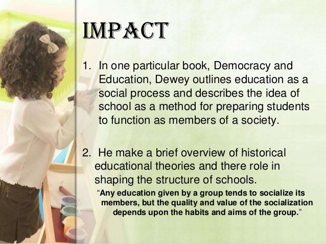 john dewey democracy and education