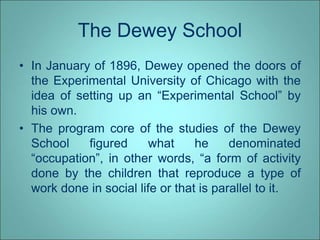 JOHN DEWEY