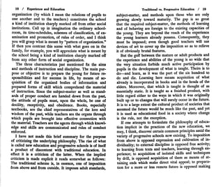 John dewey experience and education - chapter 1 | PDF