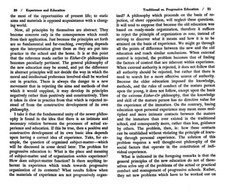 John dewey experience and education - chapter 1 | PDF