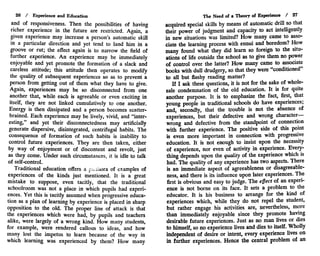 John dewey experience and education - chapter 2 | PDF