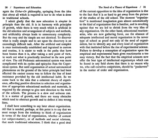 John dewey experience and education - chapter 2 | PDF