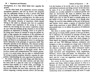 John dewey   experience and education - chapter 3