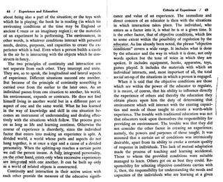 John dewey   experience and education - chapter 3