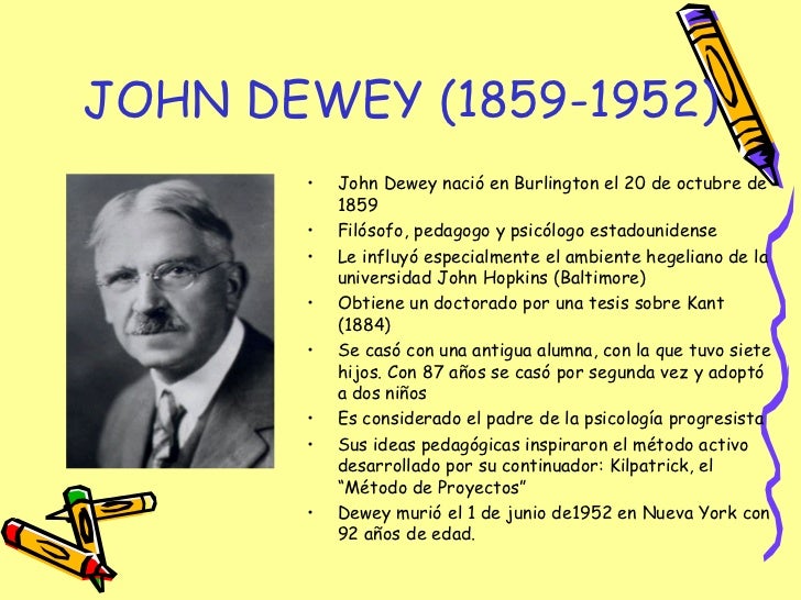 John Dewey (padre de la escuela progresiva)