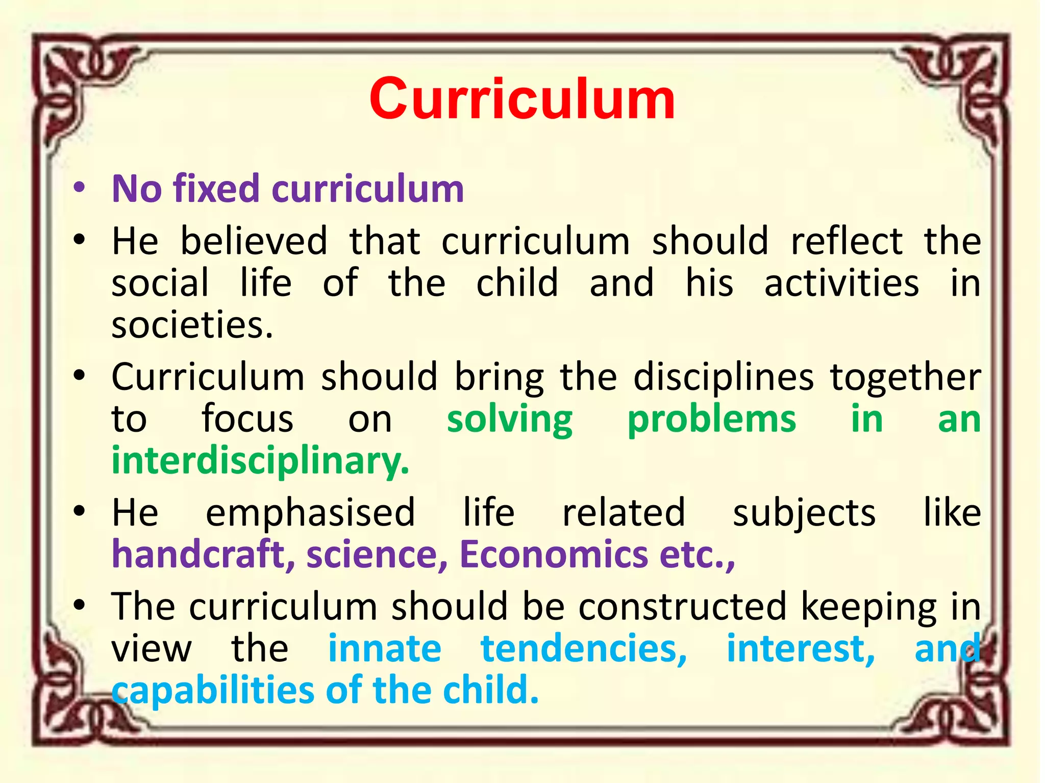 John dewey (1859 1952) Educational Thoughts and Contribution PPTX