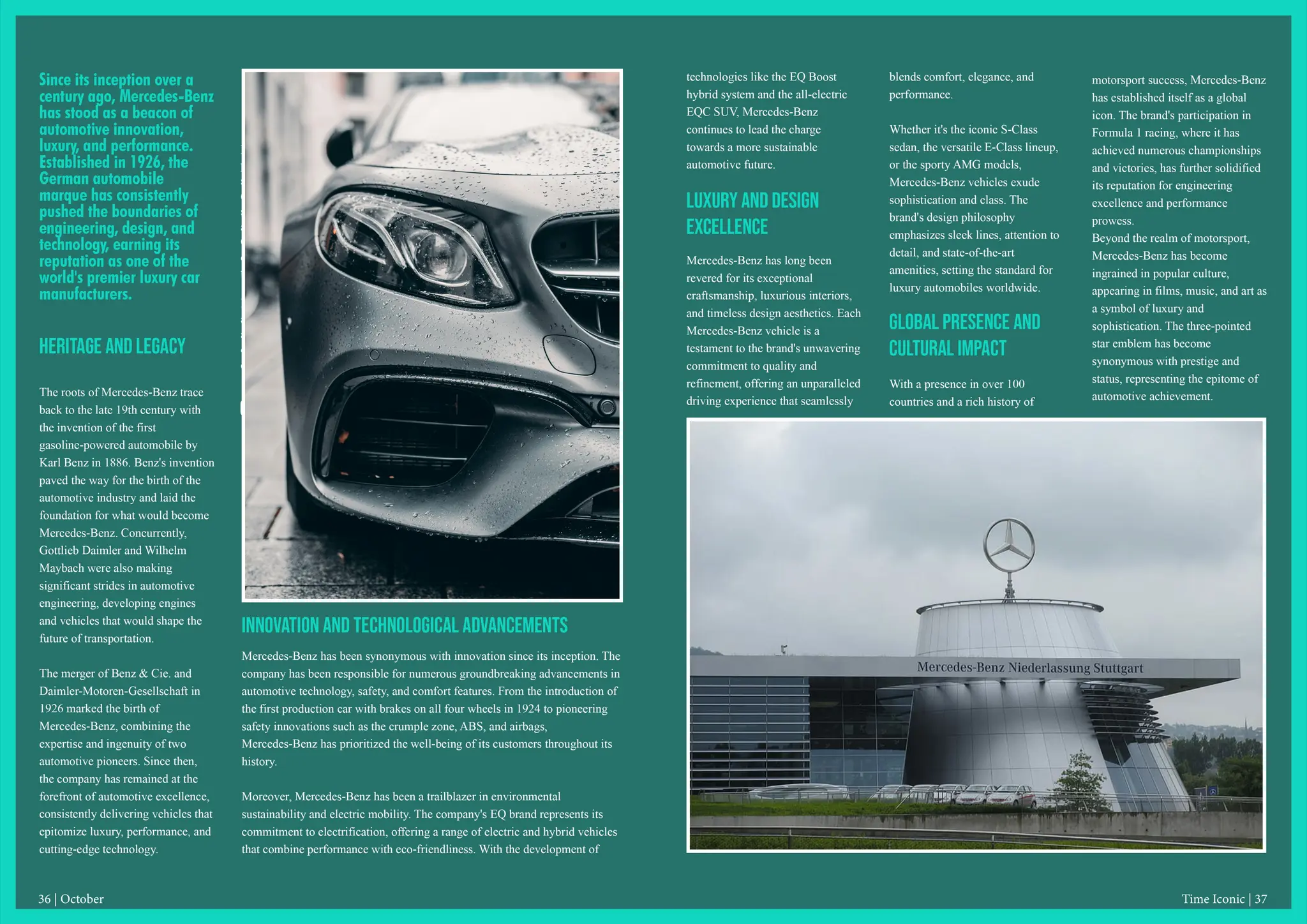 Time Iconic | 37
36 | October