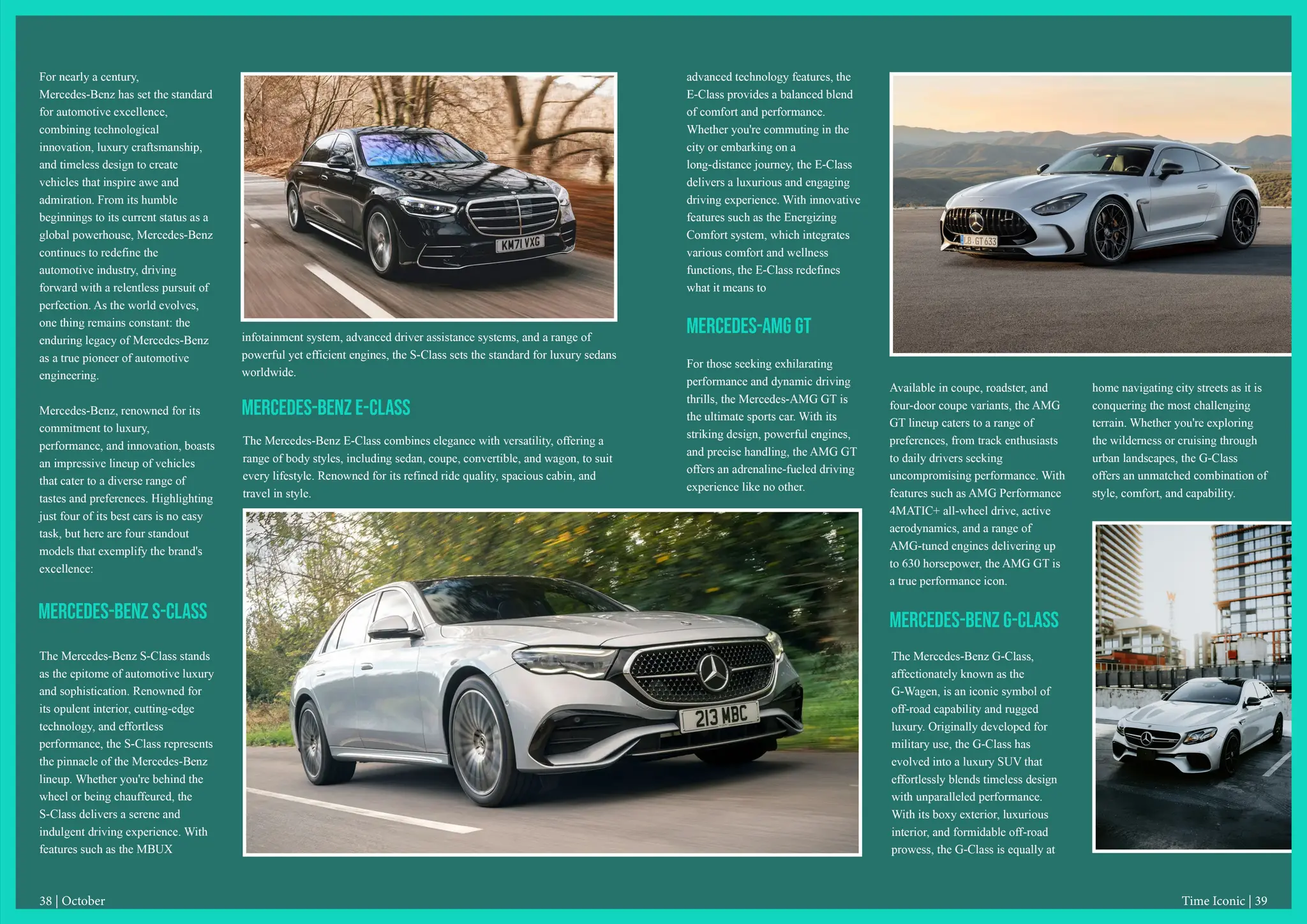 Time Iconic | 39
38 | October