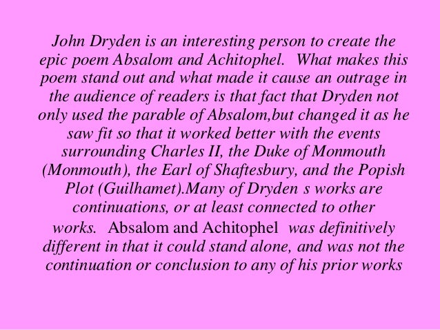 John Dryden