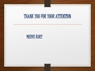 THANK YOU FOR YOUR ATTENTION
MERVE KURT
 