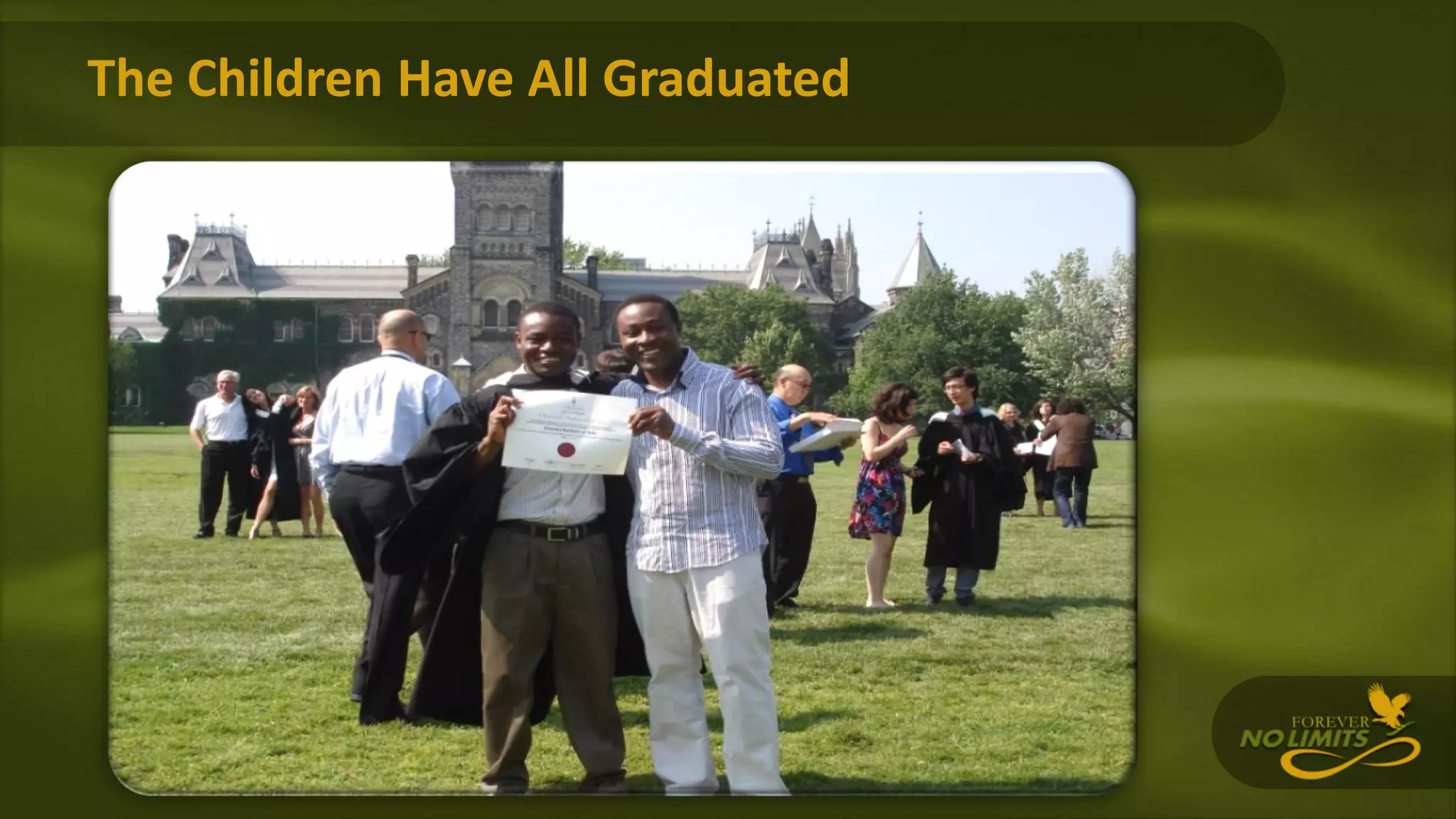 The Children Have All Graduated
 