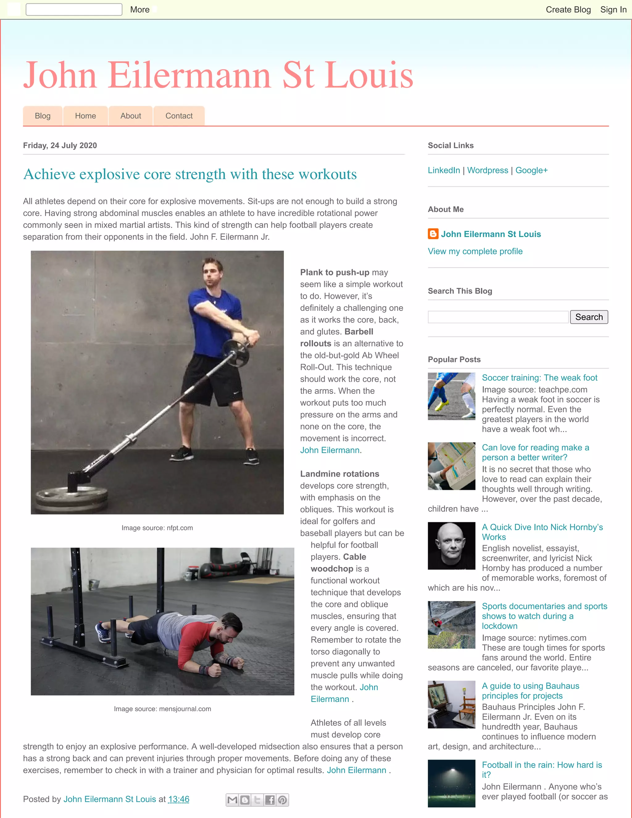 Achieve explosive core strength with these workouts | PDF