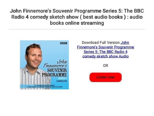 John Finnemores Souvenir Programme Series 5 The Bbc Radio