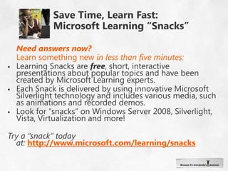 Learn how to work in the cloud!Find out more at http://bit.ly/CRGetAzureAcct FREE AZURE TRAINING!www.azurebootcamp.com2-day deep dive workshops to get you up to speed on developing for Windows Azure!