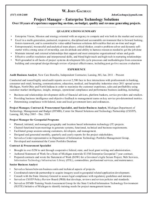 associate project manager resumes