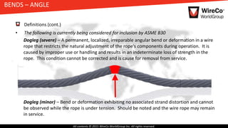 2015 CRW - Crucial Calls When Evaluating Wire Rope | PPTX
