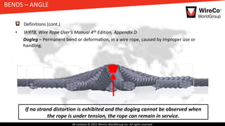 2015 CRW - Crucial Calls When Evaluating Wire Rope | PPTX
