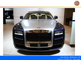 John Kearon, Brainjuicer, UK
Festival of NewMR 2013 - Main Stage
 