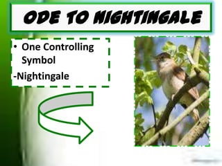 Ode To Nightingale
• One Controlling
Symbol
-Nightingale