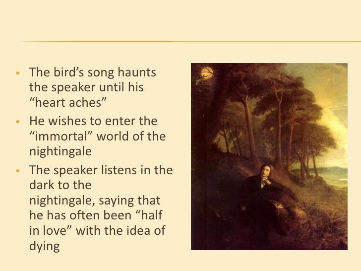 Ode to a nightingale sparknotes