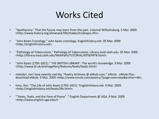 John Keats Powerpoint