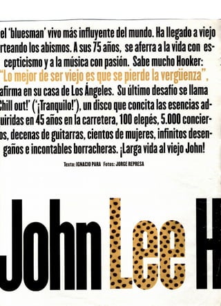 John Lee Hooker (disco Chill Out!, 1995)