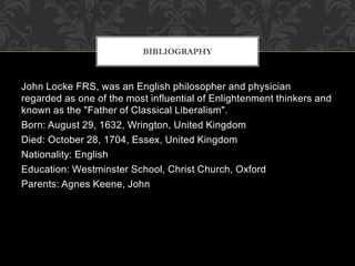 John locke | PPTX