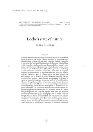 John Locke State of Nature - A concept from his Second Treatise of ...